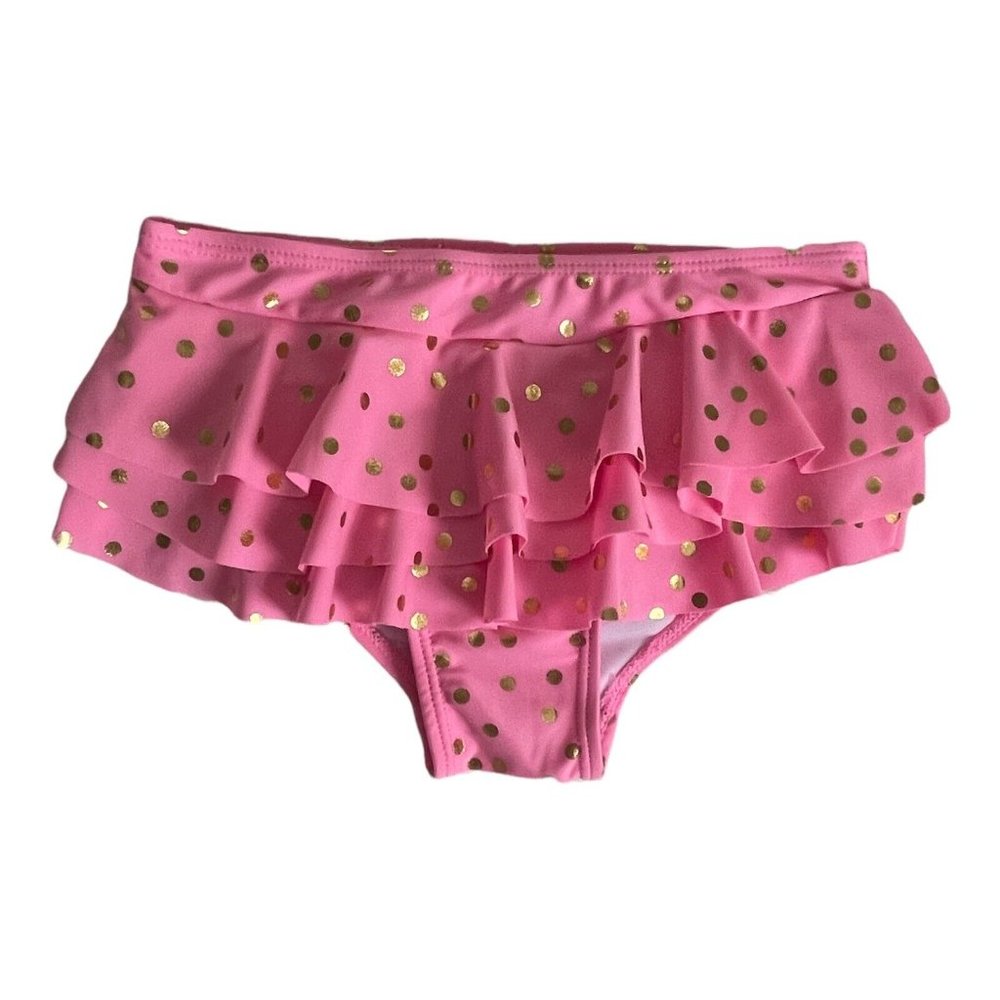 Girls Swimsuit Set Wetsuit Club Size 6X 2-Piece Swimsuit with 3-D Pink - Picture 6 of 11